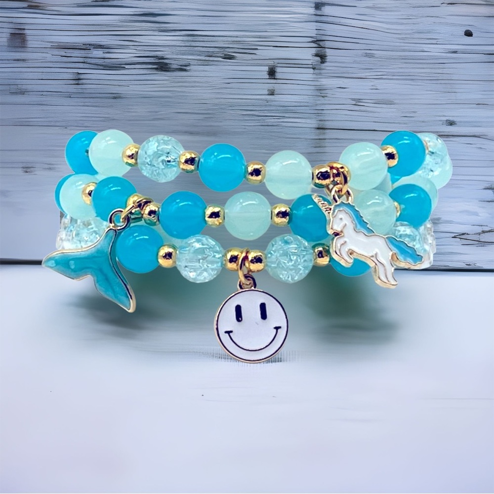 Aquamarine Fantasy Bracelet Set - Picture 8 of 8
